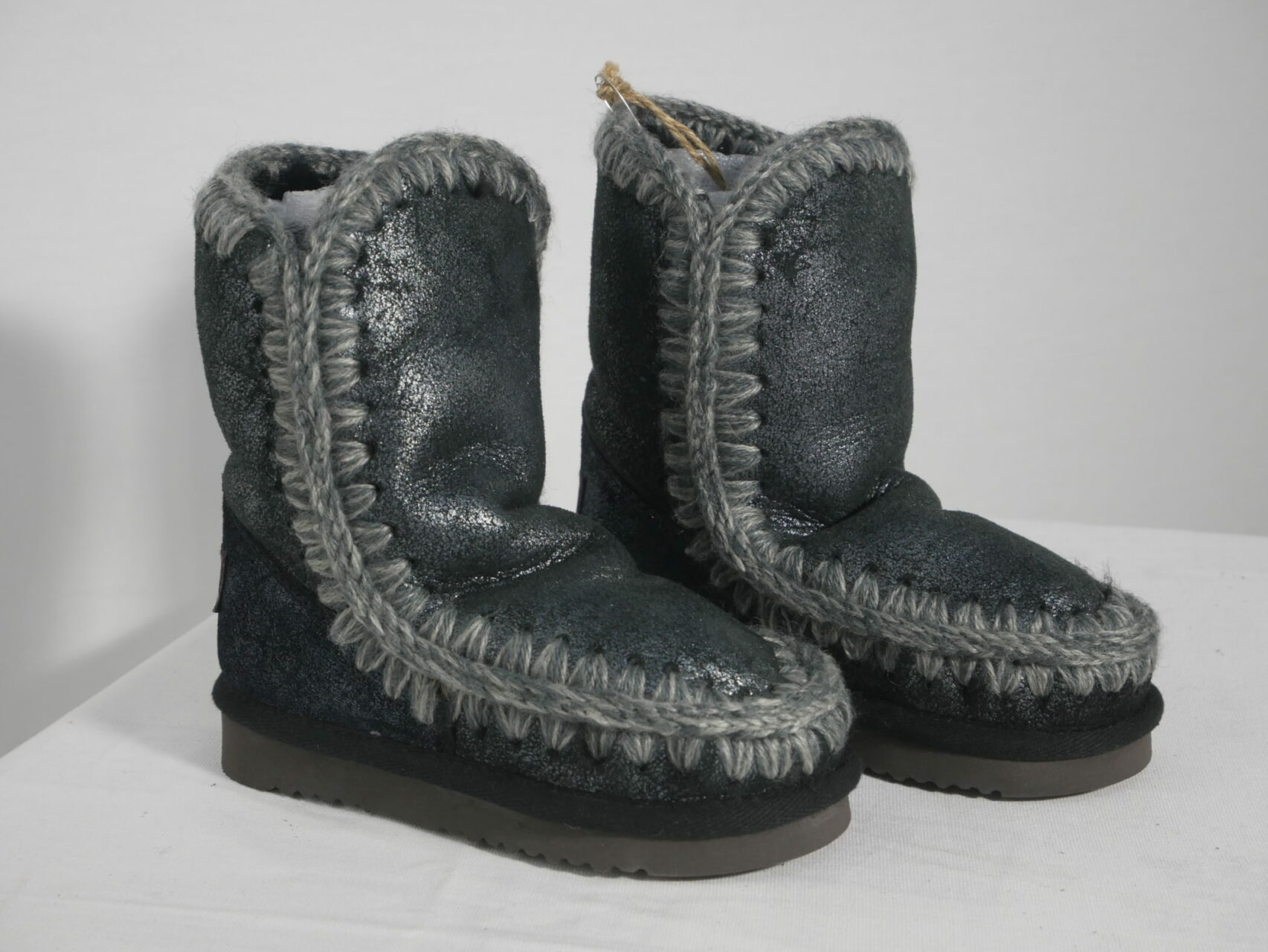 MOU ESKIMO BOOTS KIDS GRIGIO SCURO PERLA - Ema Outlet Piacenza