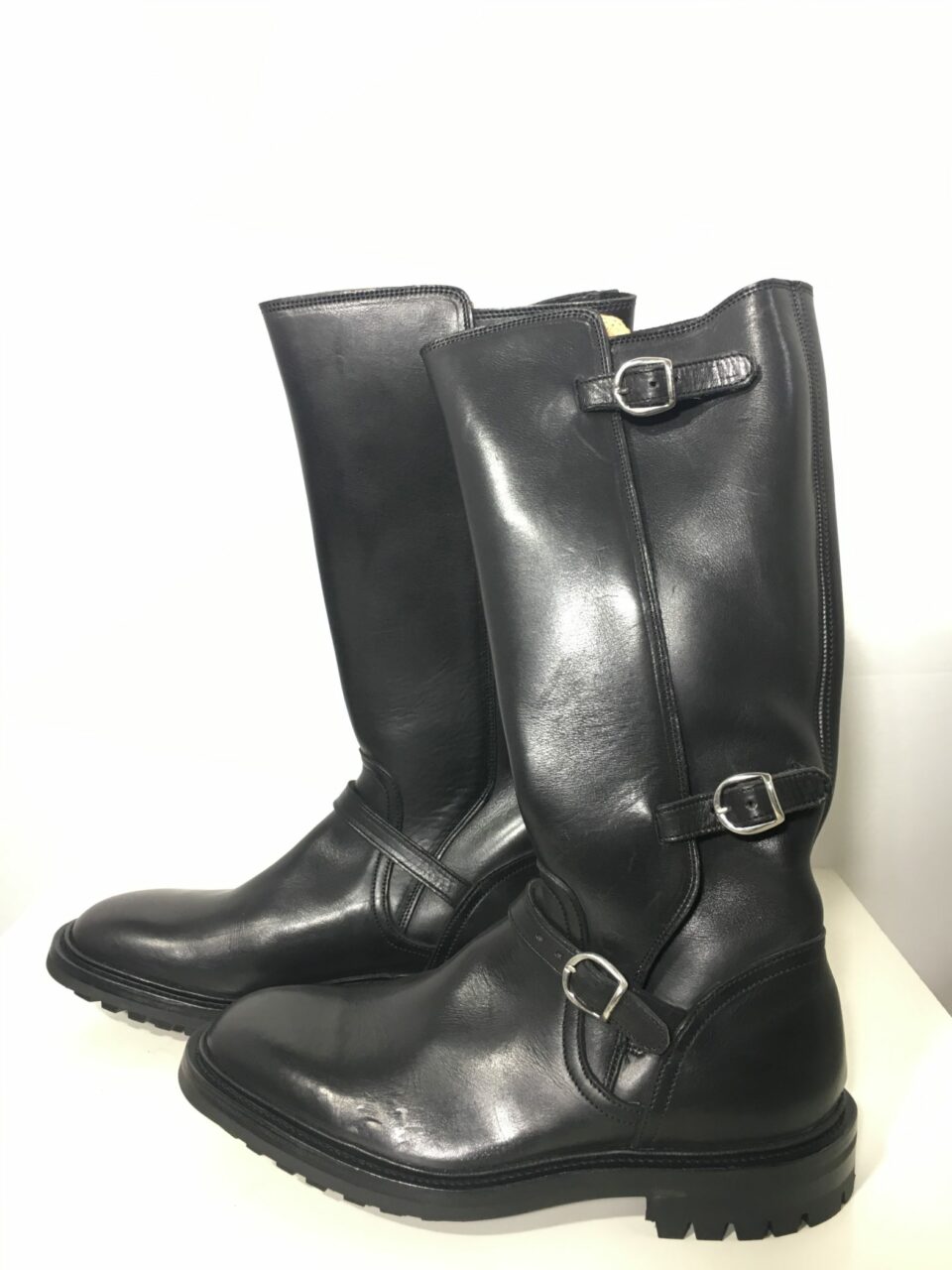 trickers biker boots